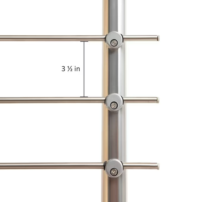 Simple Stainless-Steel Railing Design Model # SSFP914