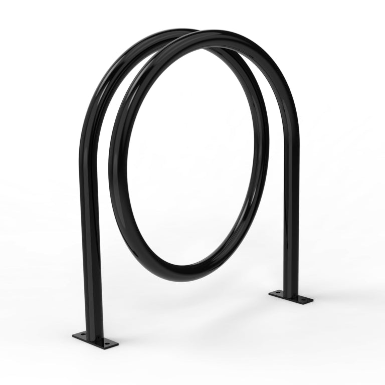 Loop to Loop Cycle Stand | O Ring Cycle Stand 2 Bike Capacity | Double Sided | Inground Mount | Model # BR2343