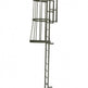 Steel Fixed Vertical Ladder with Cage and Rail | Made in Canada | Model # SL1481