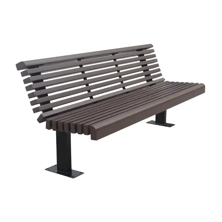 Wood Bench with Steel Tube legs and Feet | Model MB207